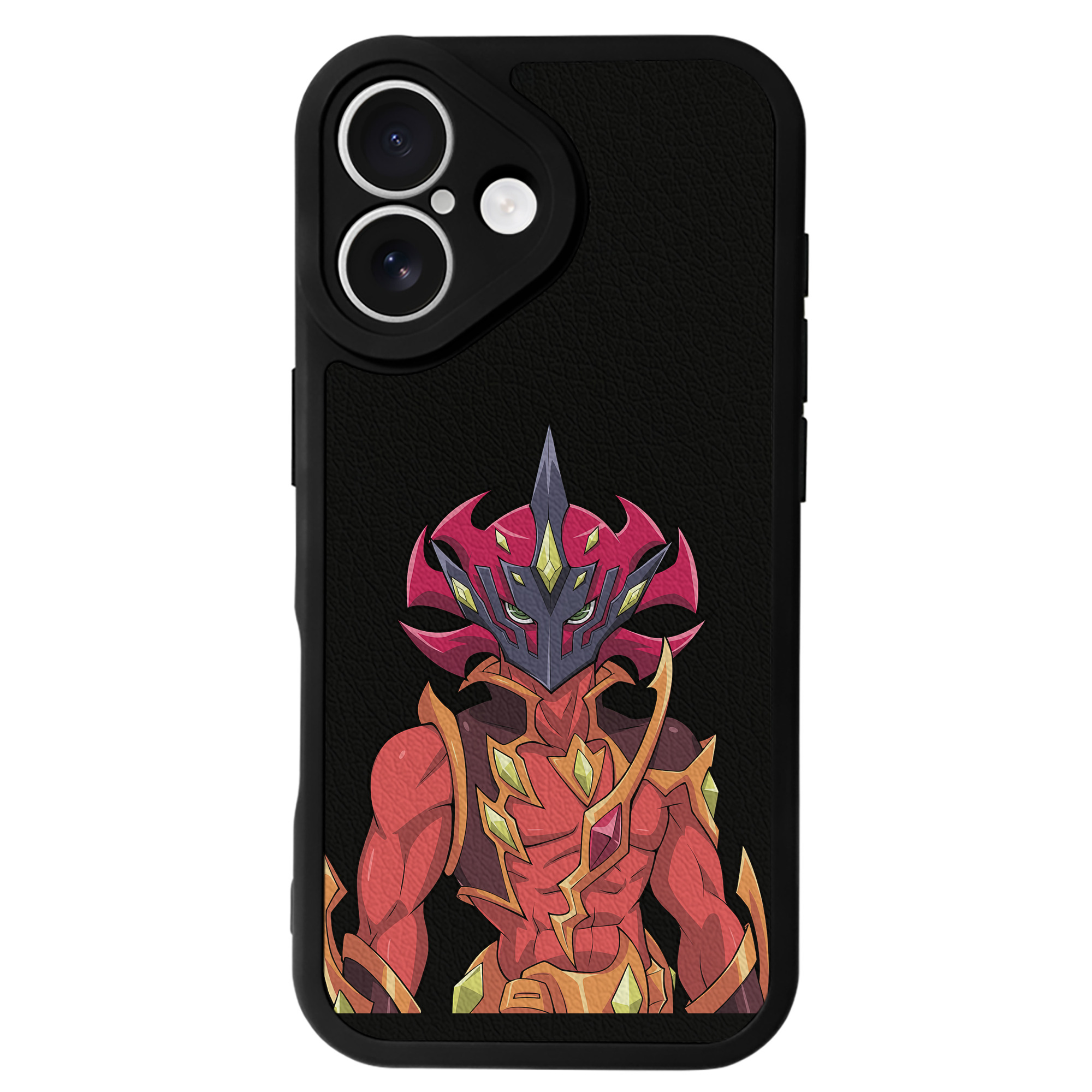 （画像用） 遊☆戯☆王 Yu-Gi-Oh! 【iPhone 16シリーズ対応】シリコンスマホケース（レザー調） 材質：シリコン